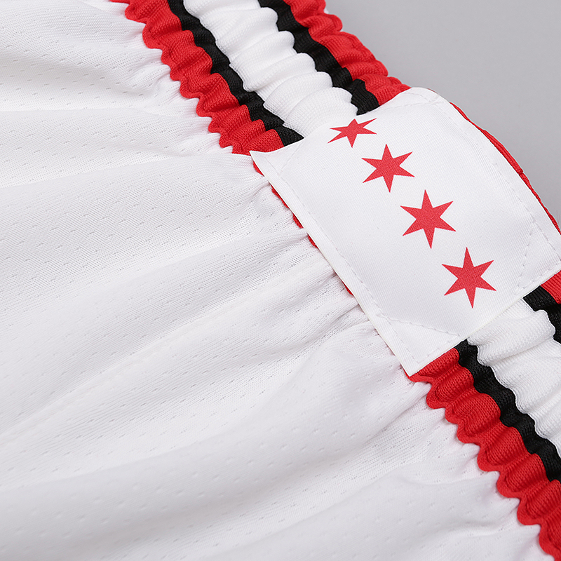 мужские белые шорты Nike Chicago Bulls Association Edition Swingman NBA Shorts 866787-100 - цена, описание, фото 3